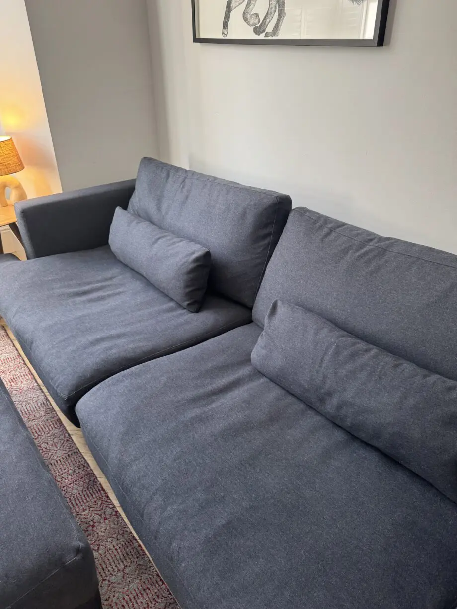 SITS Brandon 3 seater sofa with footstool and fixed covers