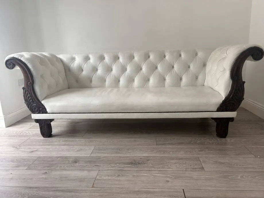 Unique White Chesterfield