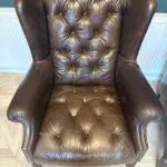 DFS brown chesterfield suit