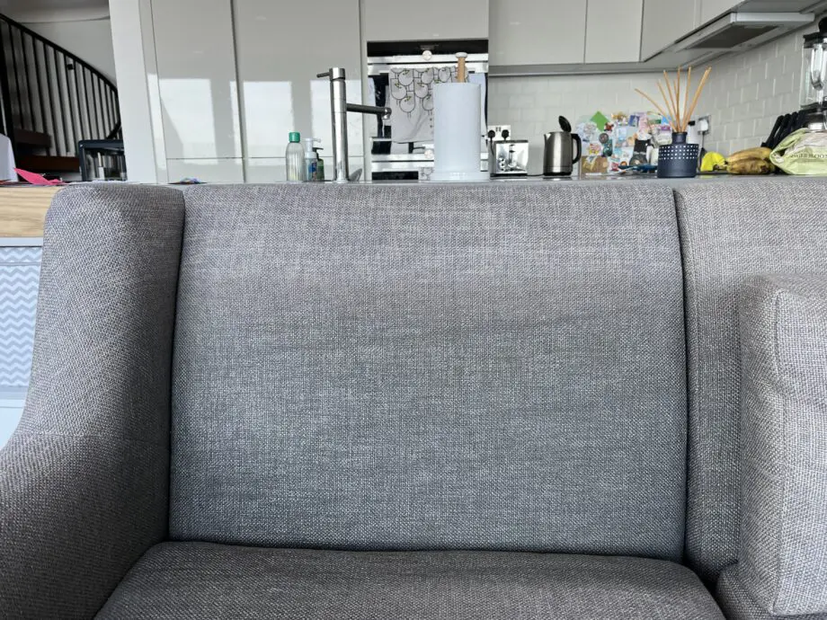 West Elm Midcentury corner sofa in grey