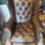 DFS brown chesterfield suit