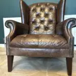 DFS brown chesterfield suit