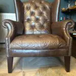 DFS brown chesterfield suit