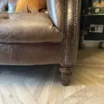 DFS brown chesterfield suit