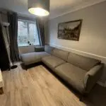 ikea grey corner sofa