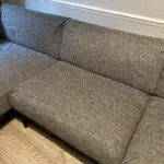 ikea grey corner sofa
