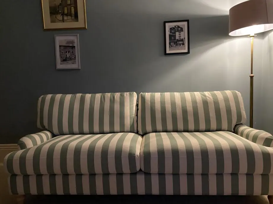 Dusk Green Stripe Hampshire 3 Seater Sofa