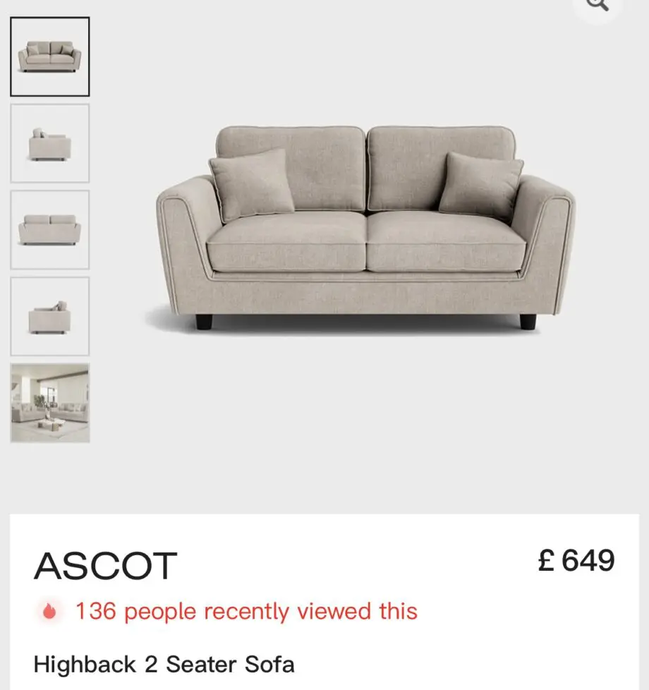 Sofa Club Ascot 2 Seater