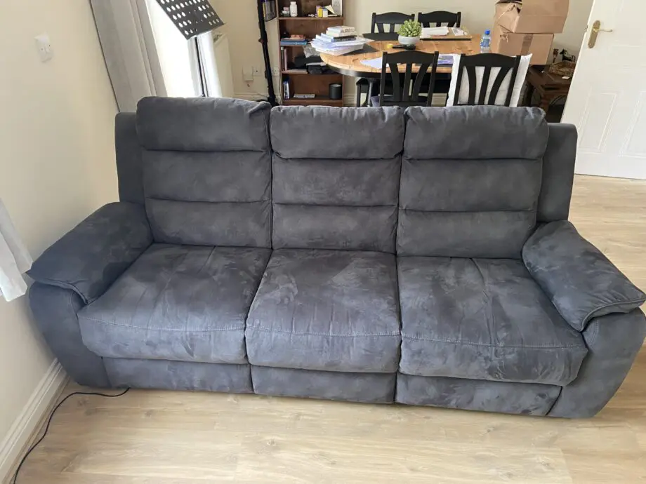 Phoenix 3 Seater Power Recliner - Grey