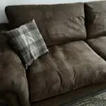 Dfs brown 4-seater sofa