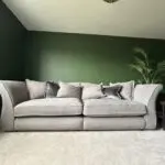 Sofology Grey Esme 4 Seater Split Sofa