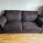 Ikea Brown 3 Seater Sofa