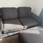 KIVIK 3 Seater Sofa with Footstool with storage