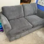 DFS orka grey 3 seater sofa