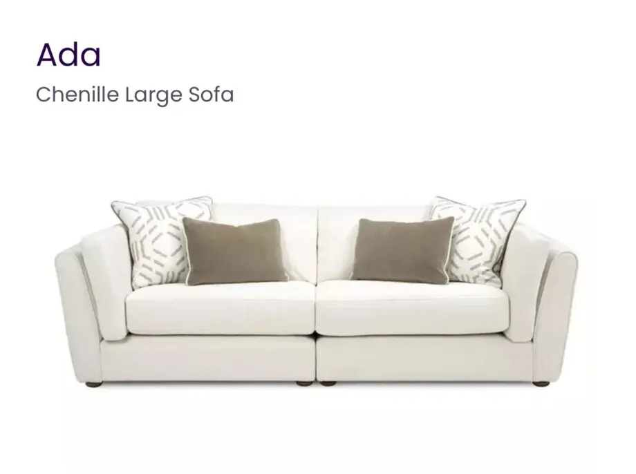 DFS ADA Chenille Large Sofa