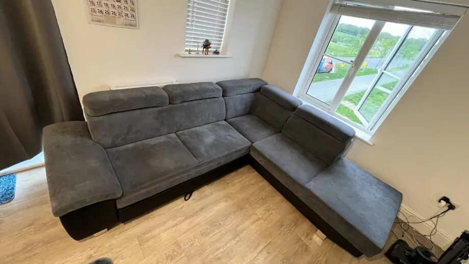 Grey Sofa Bed with big Storage