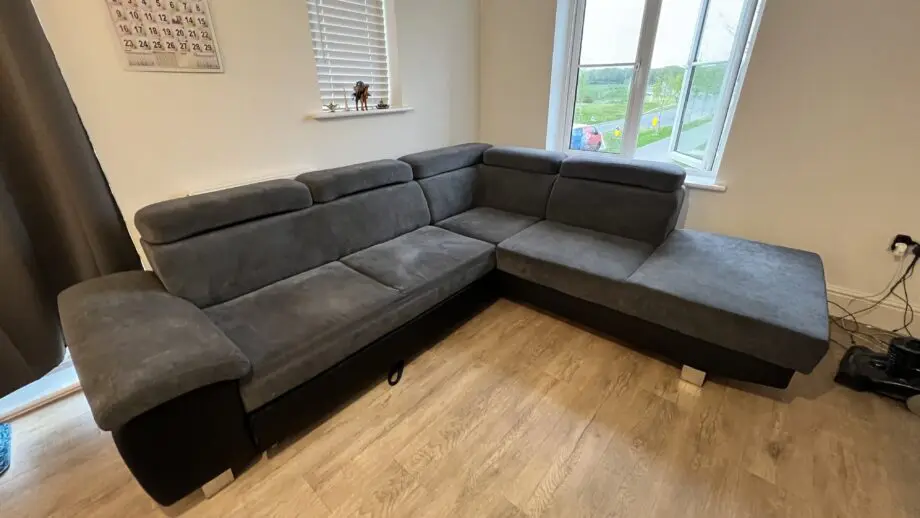 Grey Sofa Bed with big Storage