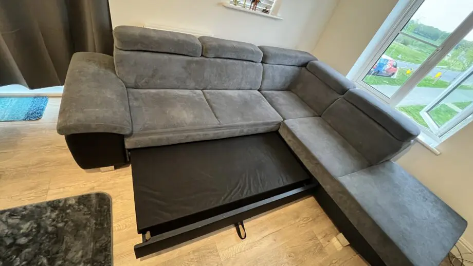 Grey Sofa Bed with big Storage