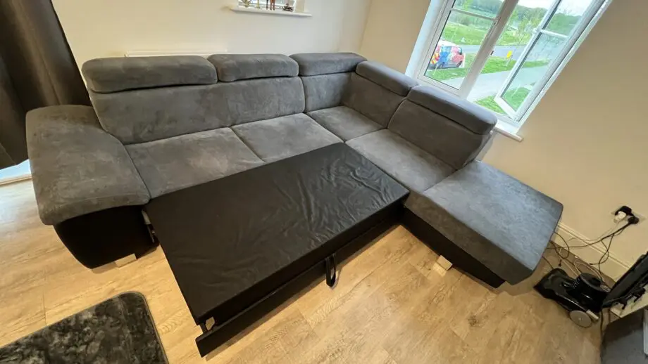 Grey Sofa Bed with big Storage