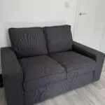 Ikea dark grey 2 seater Kivik Compact Sofa | like new Condition | less than a year old | Petfree Smokefree | AVAILABLE NOW