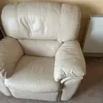Leather reclining Sedona and arm chair