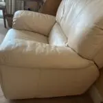 Leather reclining Sedona and arm chair