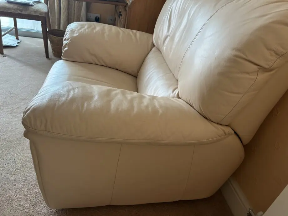Leather reclining Sedona and arm chair