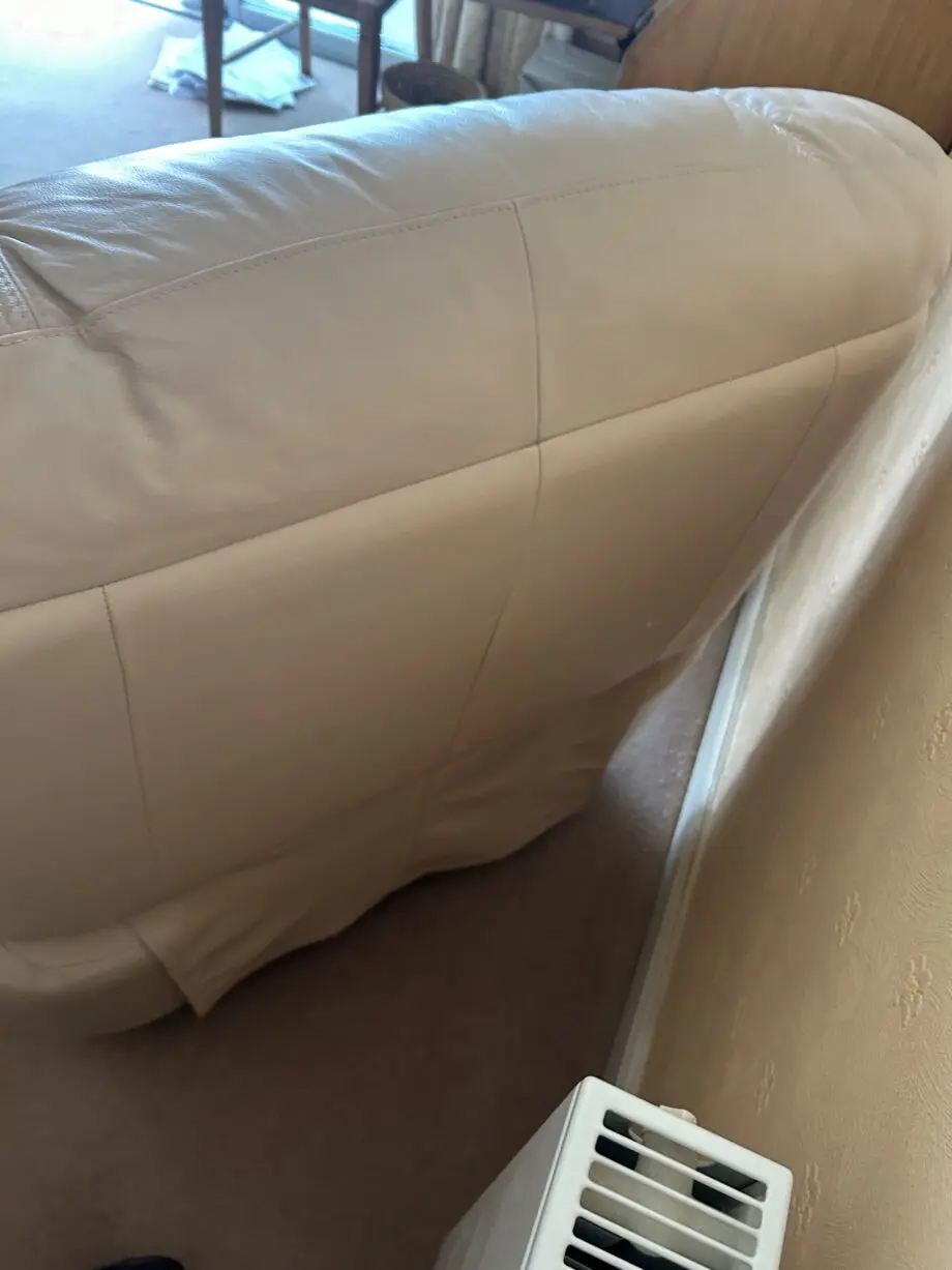 Leather reclining Sedona and arm chair