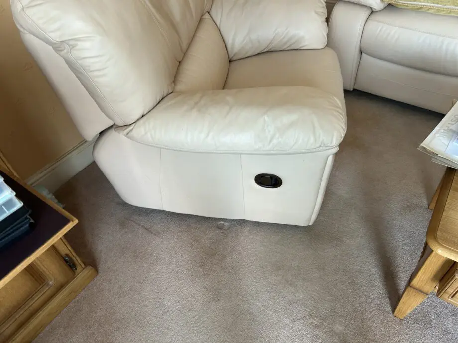 Leather reclining Sedona and arm chair