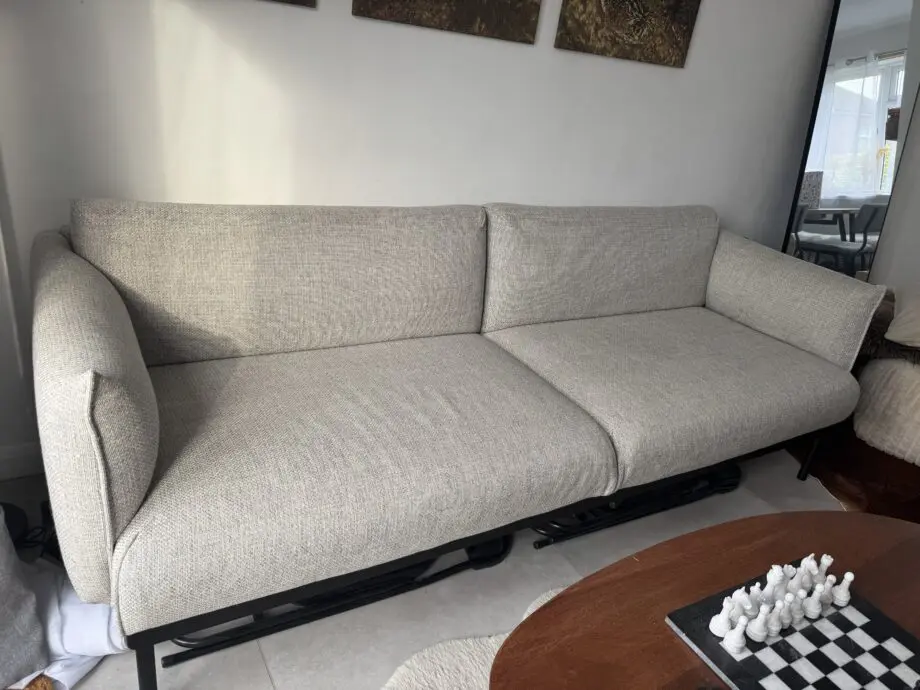 IKEA Light Grey ÄPPLARYD 3 Seater Sofa
