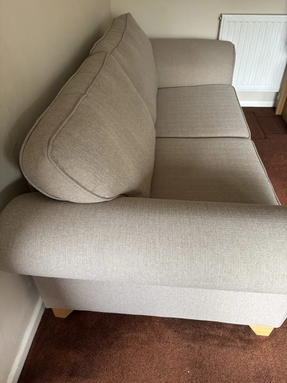 DFS Angelic Oyster 2 and 3 seater with cushions