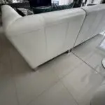 Top quality White Leather Corner Sofa