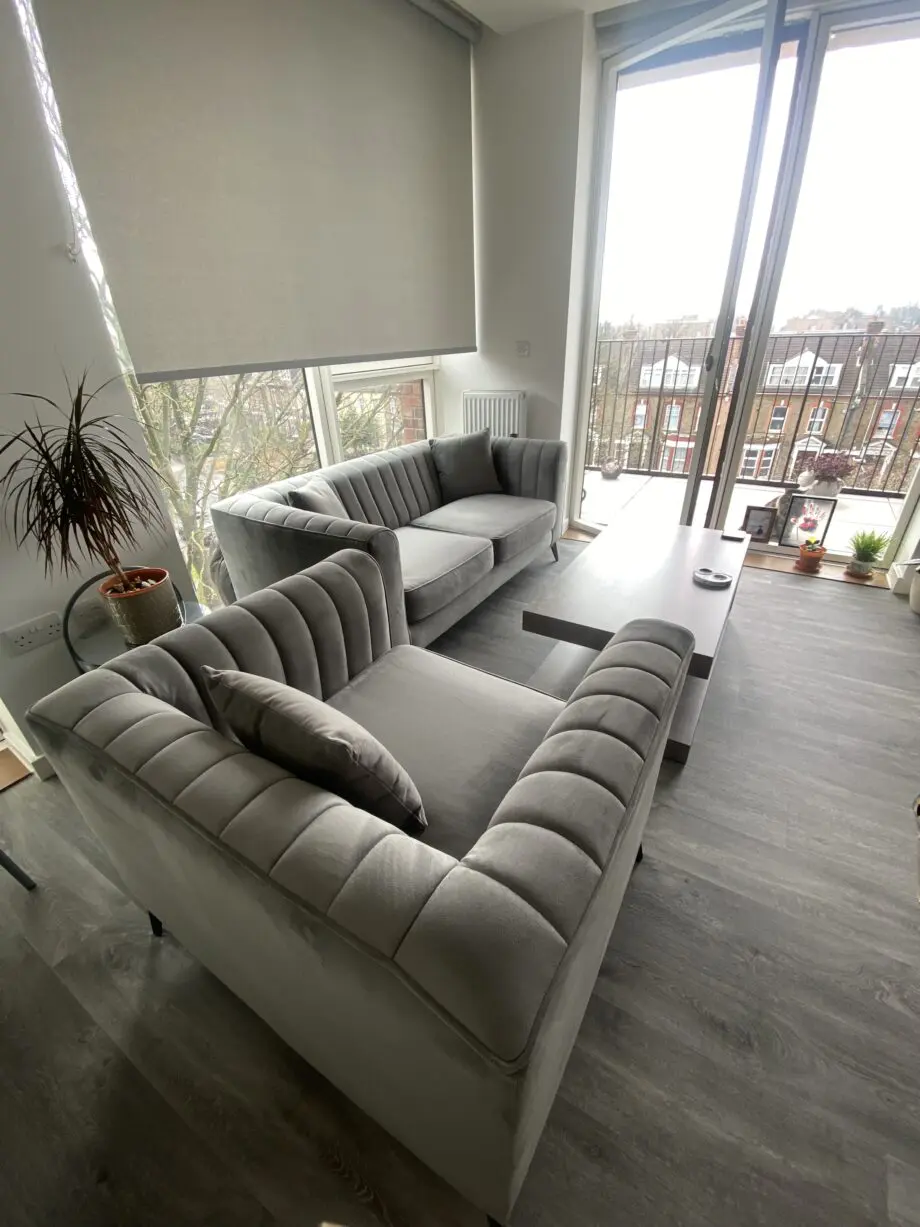 SCS 2 seater sofa and armchair