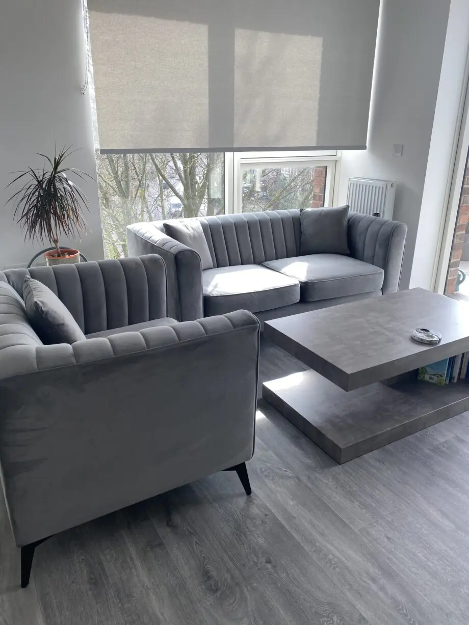 SCS 2 seater sofa and armchair