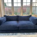 1 x Blue and 1 x Grey Sofa
