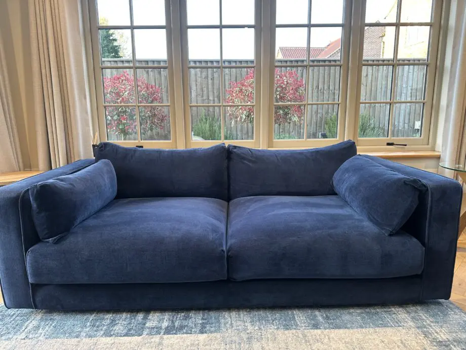 1 x Blue and 1 x Grey Sofa