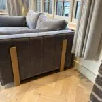 1 x Blue and 1 x Grey Sofa
