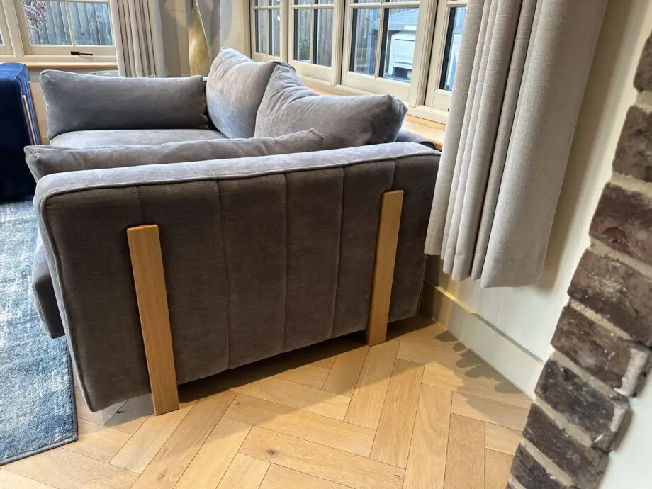 1 x Blue and 1 x Grey Sofa
