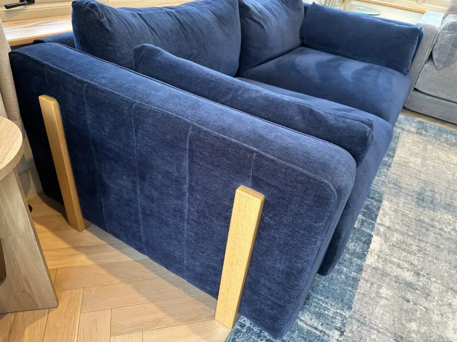 1 x Blue and 1 x Grey Sofa