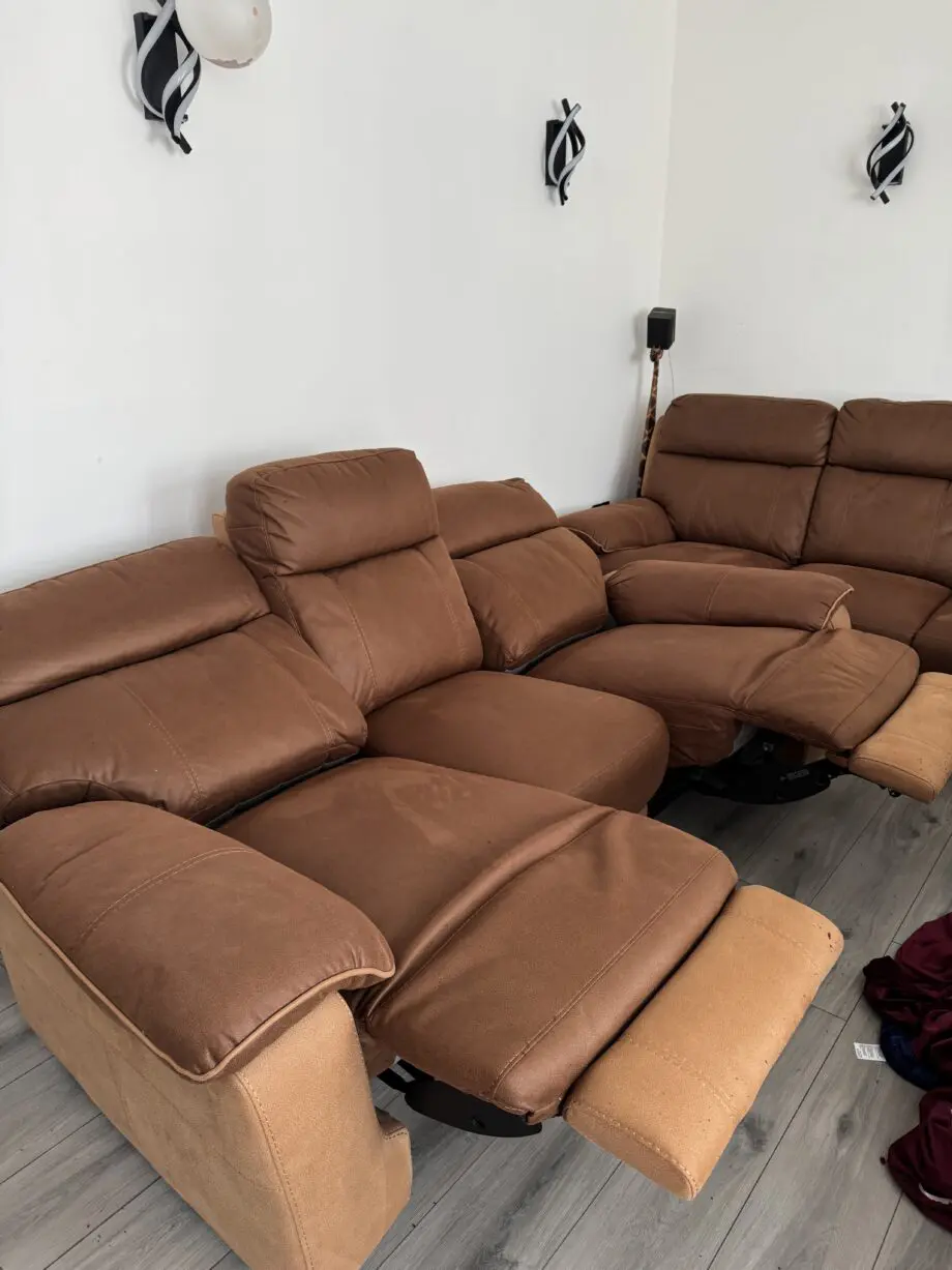 DFS EMERY 3S POWER RECLINER - AZF 018 CHOCOLATE BFABLJR223