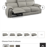 Leather recliner 3 months old.