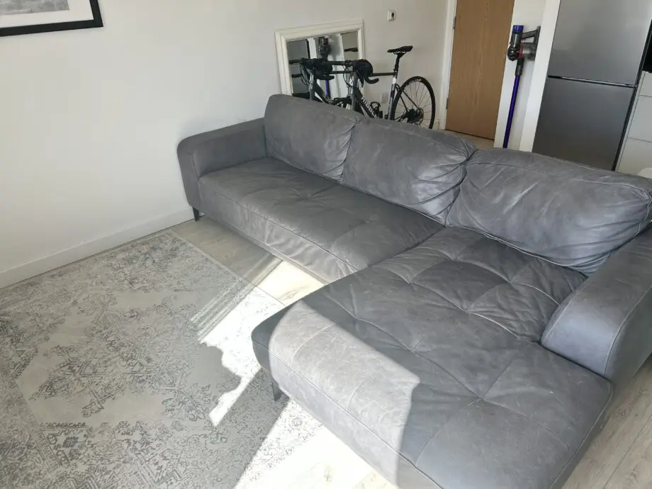 Made Grey L-shape sofa