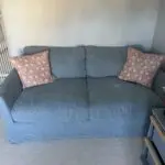 Sofa.com Otto 2.5 Seat Sofa Bed in Lagoon Brushed Linen Cotton