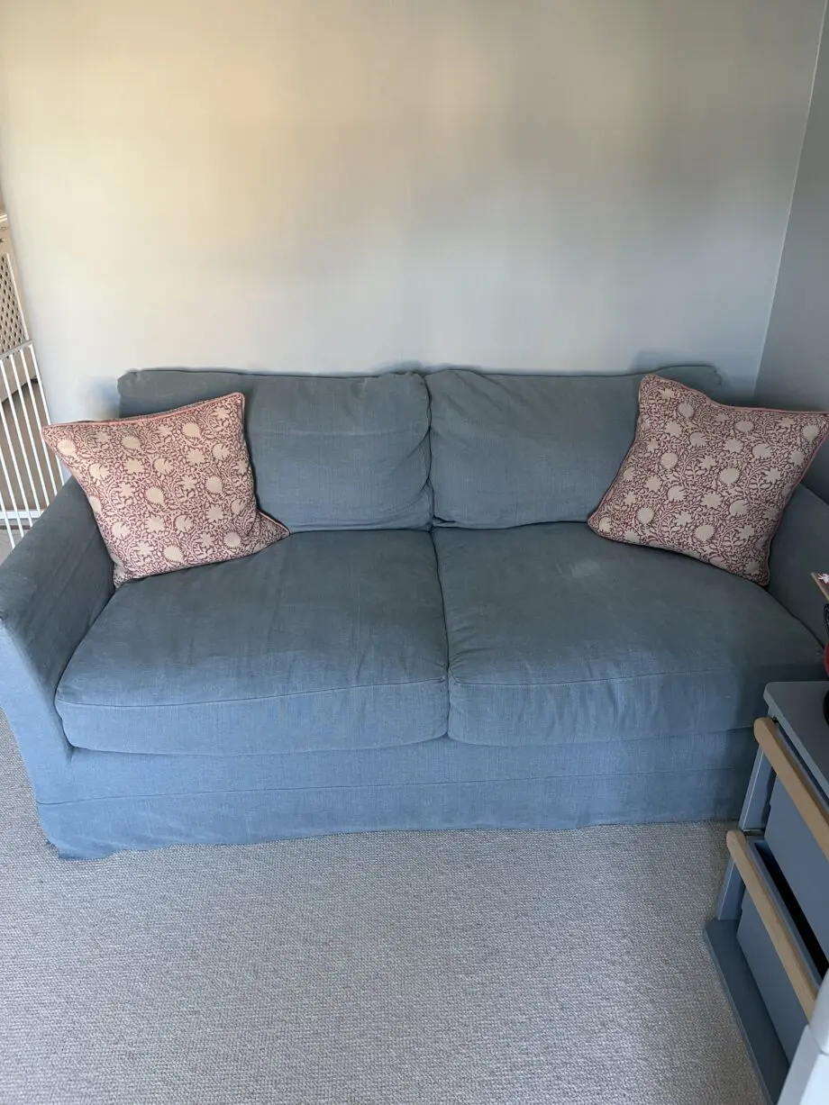 Sofa.com Otto 2.5 Seat Sofa Bed in Lagoon Brushed Linen Cotton