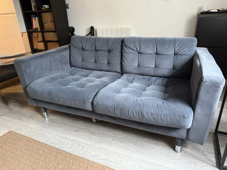 IKEA Blue 2 Seater Sofa