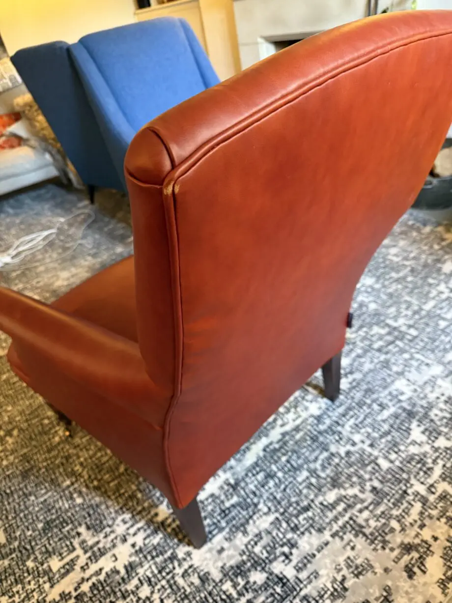 2 x Leather Snape Chairs from Sofas & Stuff