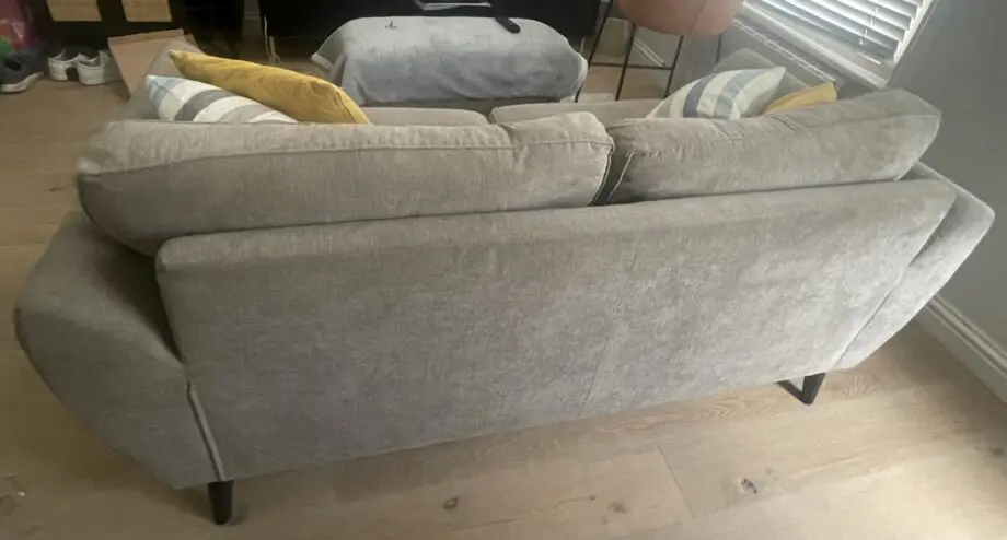 DFS Grey Aurora Matching Sofa Armchair Set