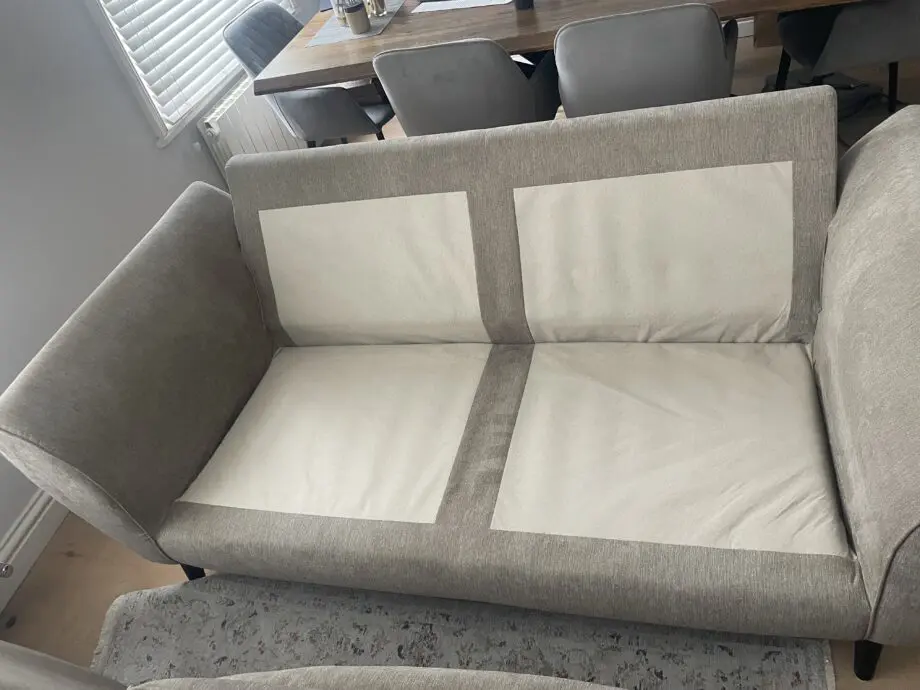 DFS Grey Aurora Matching Sofa Armchair Set