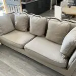 Large Oatmeal fabric sofa