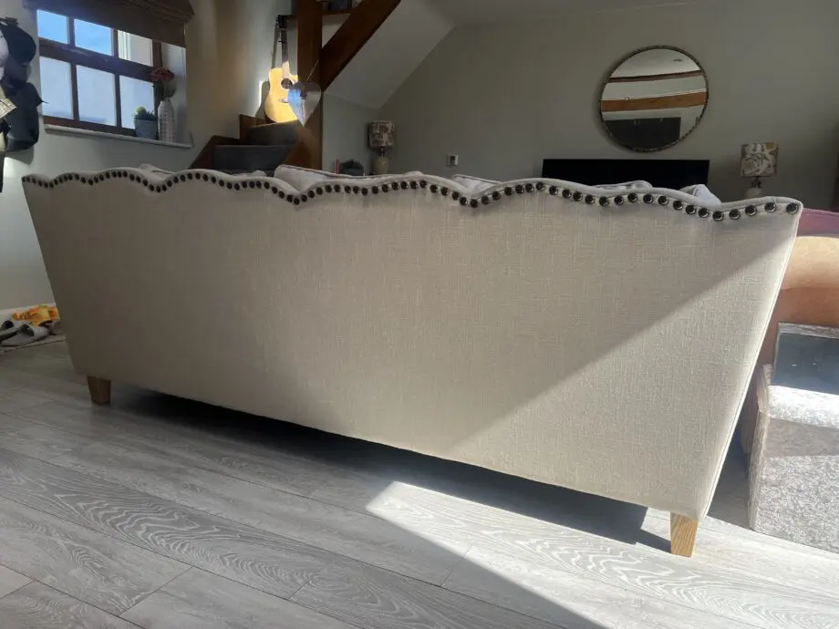 Large Oatmeal fabric sofa